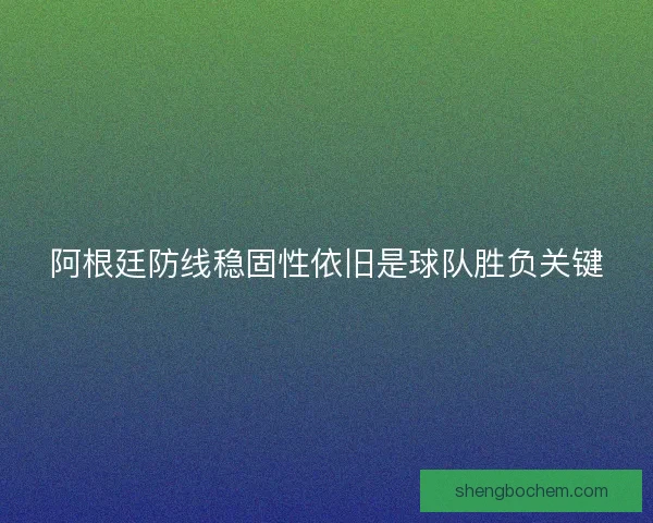 阿根廷防线稳固性依旧是球队胜负关键